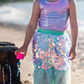 Bling Bling Mermaid Skirt & Hairclip Set