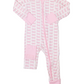 Zippered Sleeper Romper, Bow