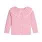 Ruffle Collar Cardigan