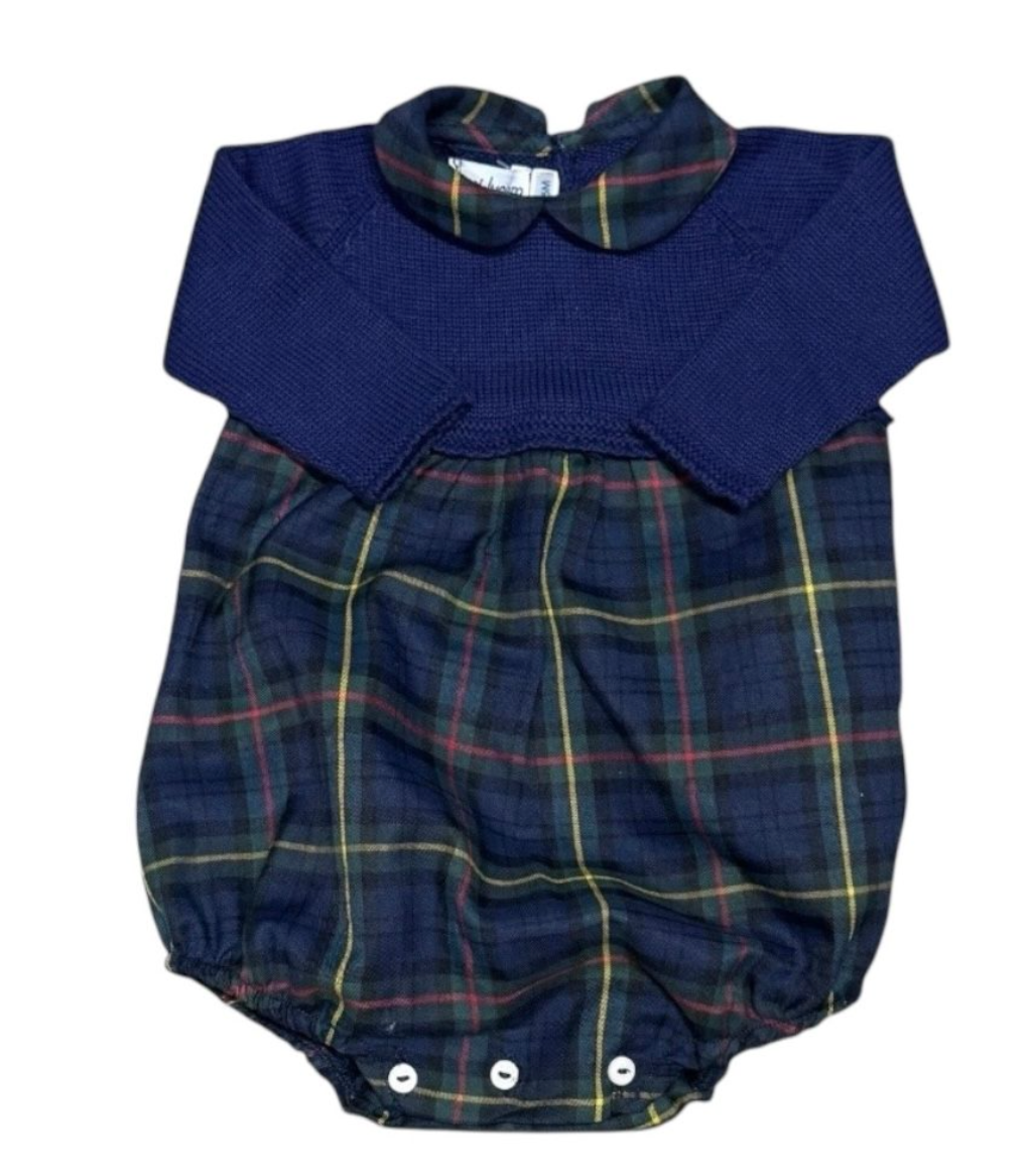 Plaid Collar Bubble