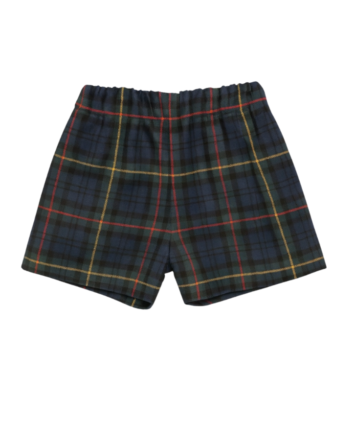 Plaid Lined Shorts
