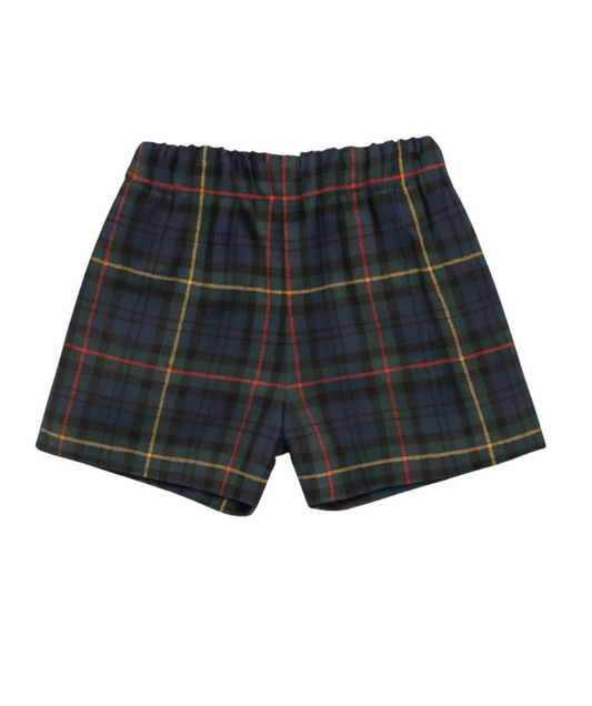 Plaid Lined Shorts