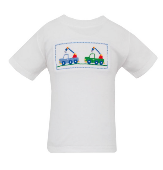 Smocked T-Shirt, Pick Up Tow Trucks