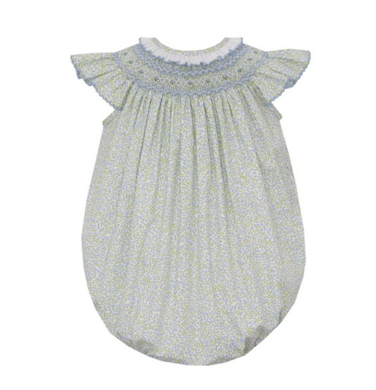 Arabella Floral Smocked Bubble
