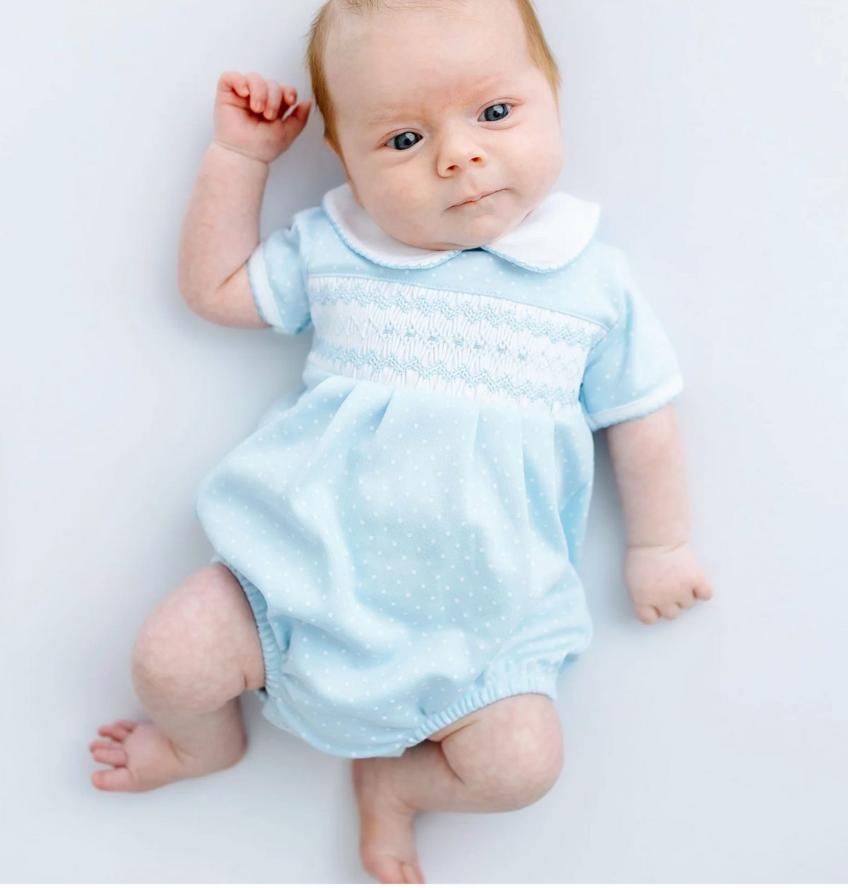 Mia and Luca's Smocked Boy Bubble