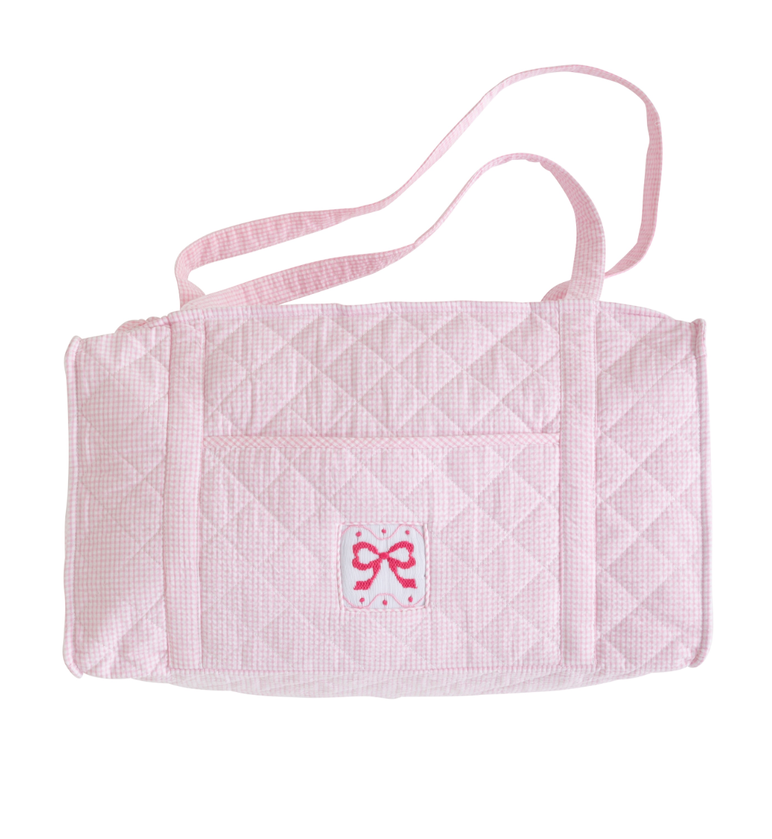 Smocked Duffle Bag, Bow