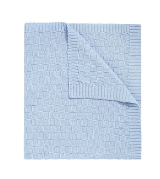 Basketweave Knit Blanket