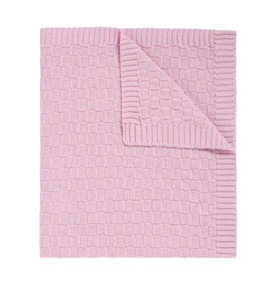 Basketweave Knit Blanket