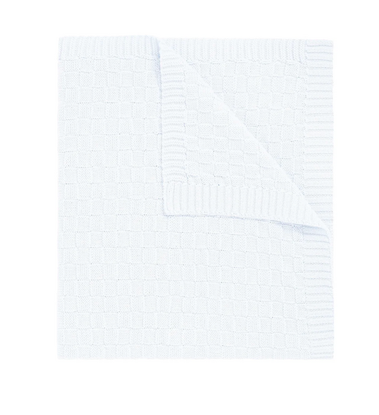 Basketweave Knit Blanket