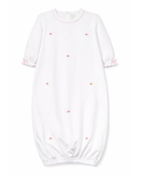 Peggy Rosette Polka Dot Daygown