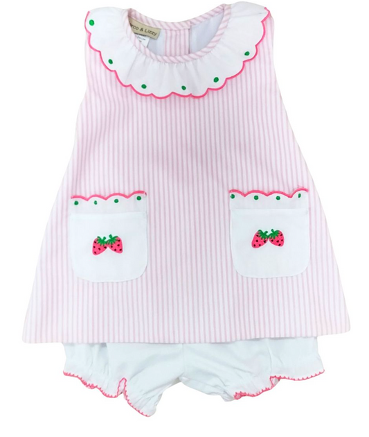 Strawberry Bloomer Set