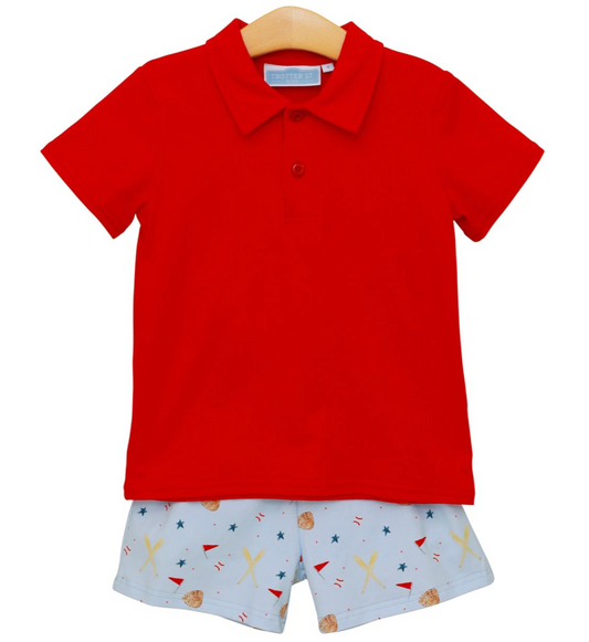 All Star Polo Short Set