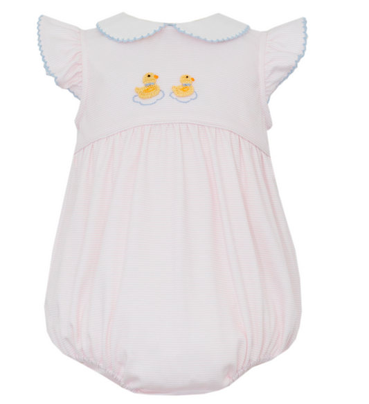 Duckling Knit Stripe Sleeveless Bubble