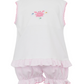 Crab Knit Stripe Bloomer Set with Ruffles