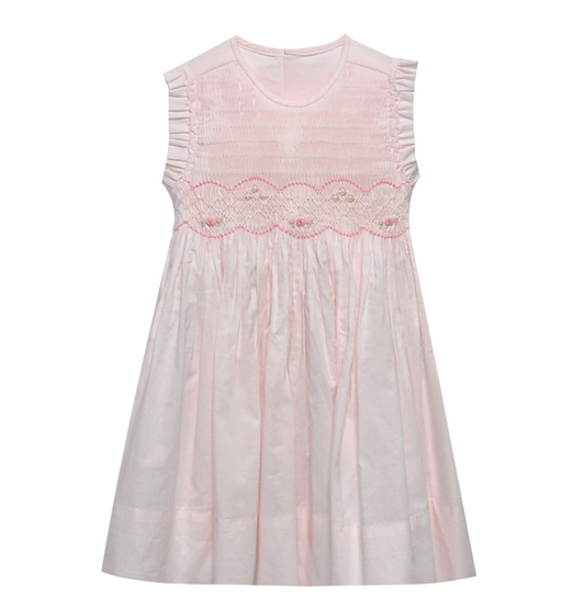 Bunches of Roses Smocked Dress