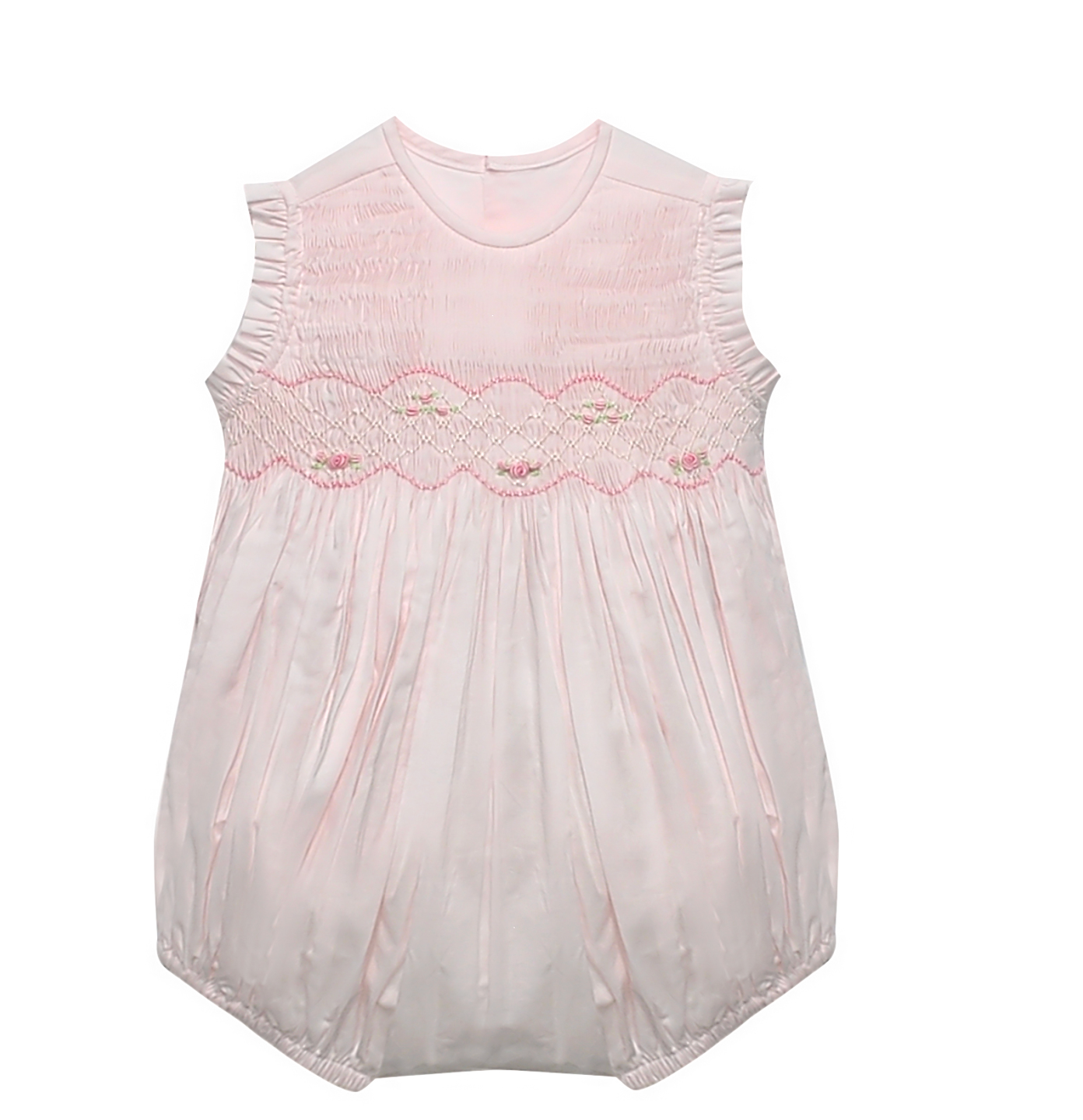 Bunches of Roses Smocked Bubble