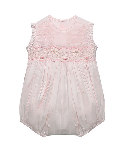 Bunches of Roses Smocked Bubble