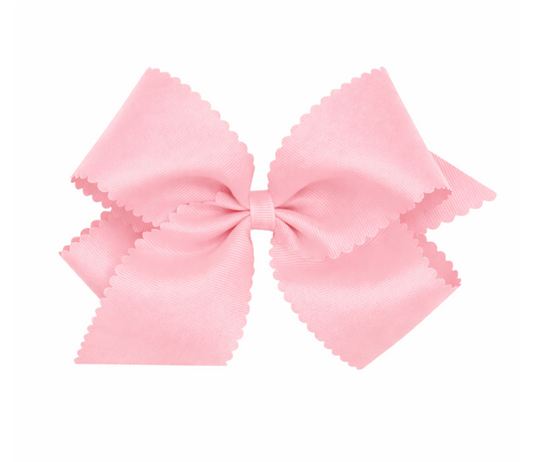 King Scallop Hair Bow