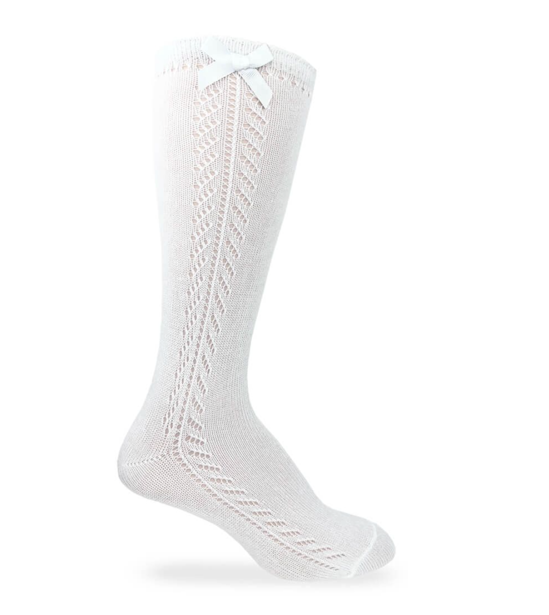 Pointelle Knee Socks