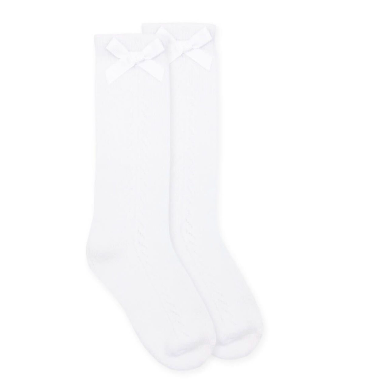 Pointelle Knee Socks