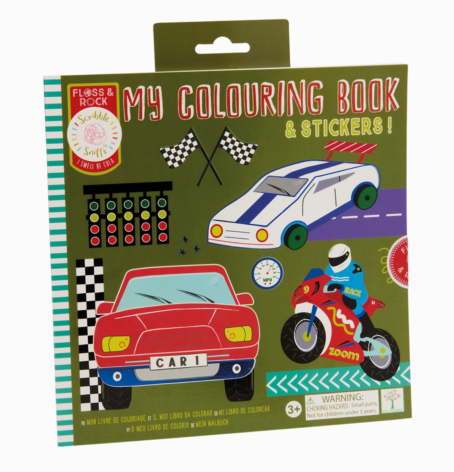 Scribble Sniffs Cars My Colouring Book