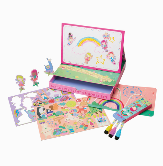 Rainbow Fairy Magnetic Scene & Doodle Set