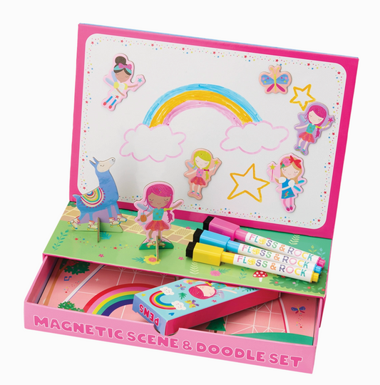 Rainbow Fairy Magnetic Scene & Doodle Set