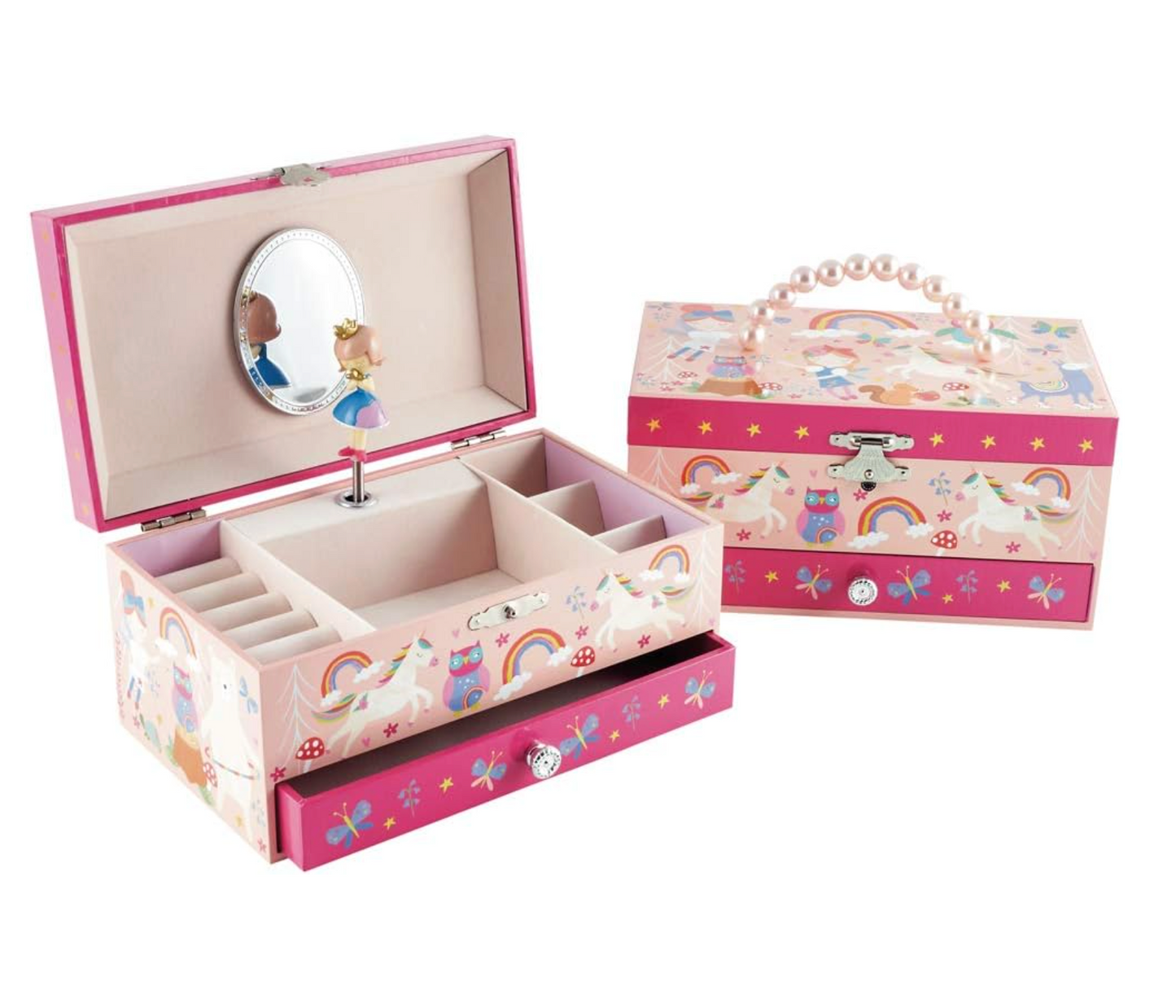Rainbow Woodland Jewelry Box