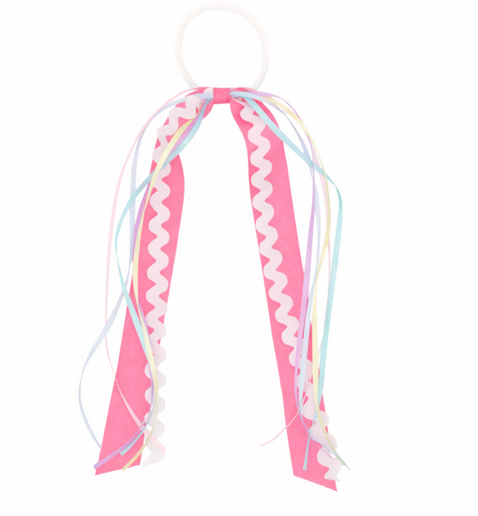 Ric-Rac with Grosgrain and Satin Streamers on a Pony