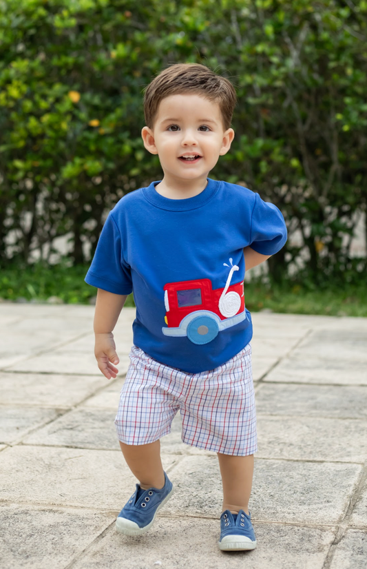 Leo Windowpane Short