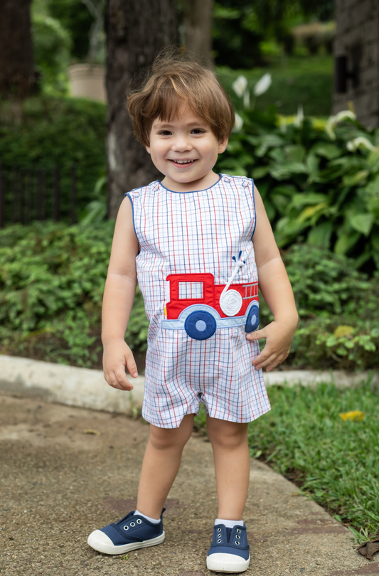 Firetruck Ashton Windowpane Shortall