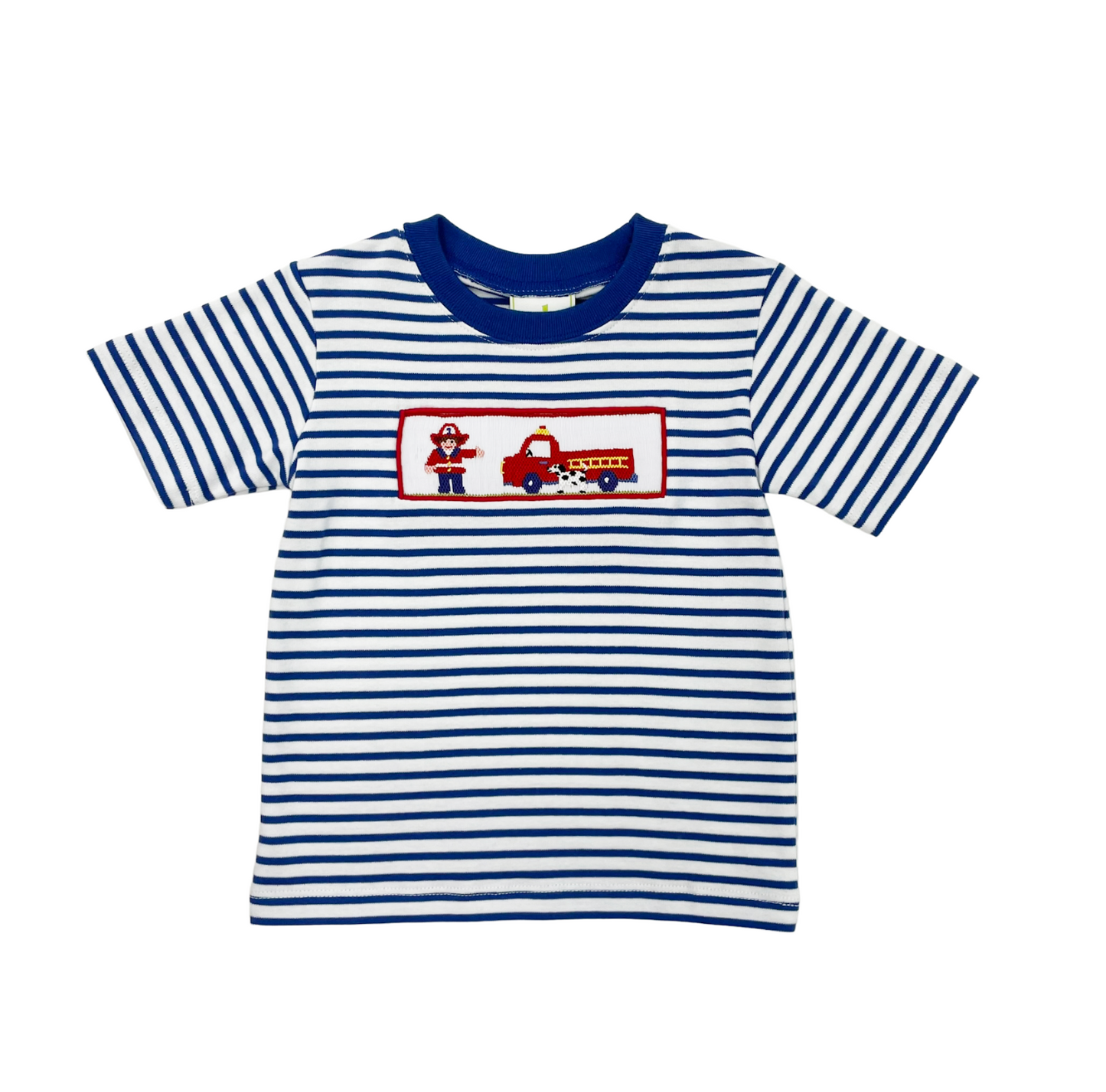Smocked Firetruck Harry's T-Shirt