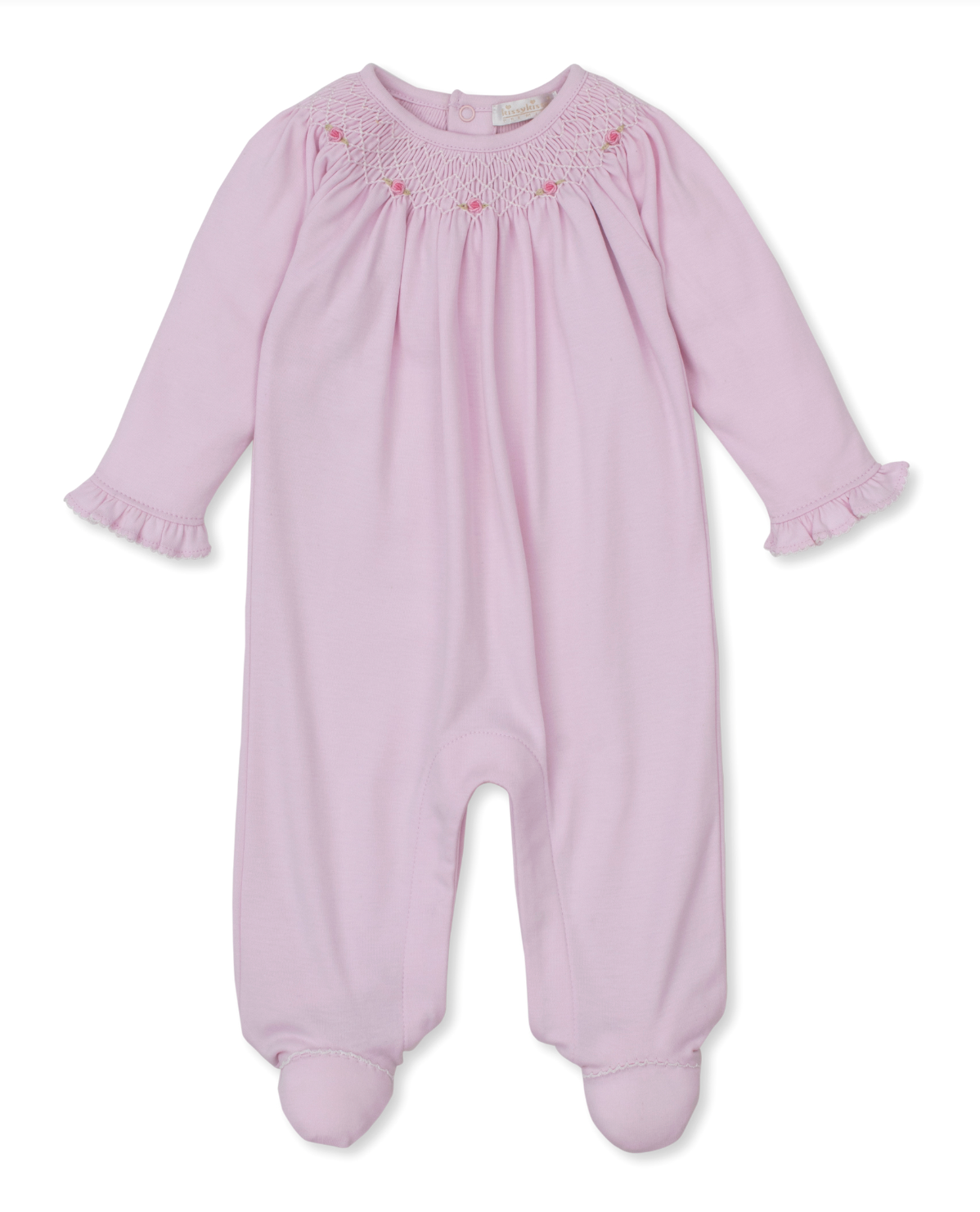 Hand Smocked Bishop Footie