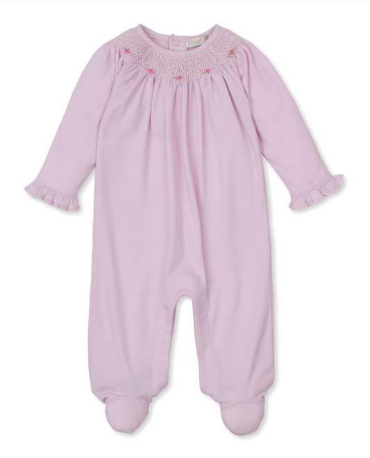 Hand Smocked Bishop Footie