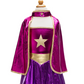 Superhero Star Dress, Cape & Headpiece