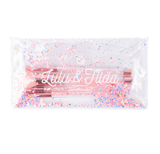 Glam Girl Glitter Brush Set with Bag