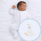 Silly Goose Embroidered Footie