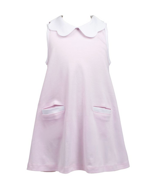 Scallop Sleeveless Dress