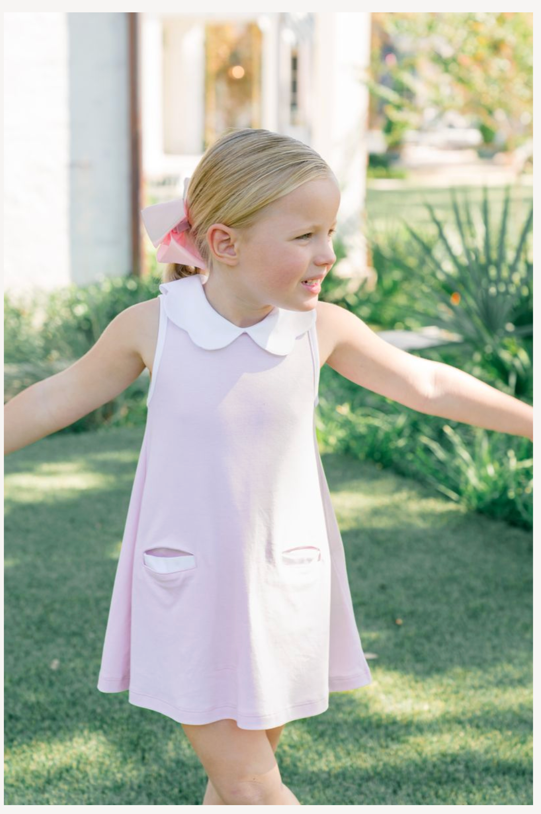 Scallop Sleeveless Dress