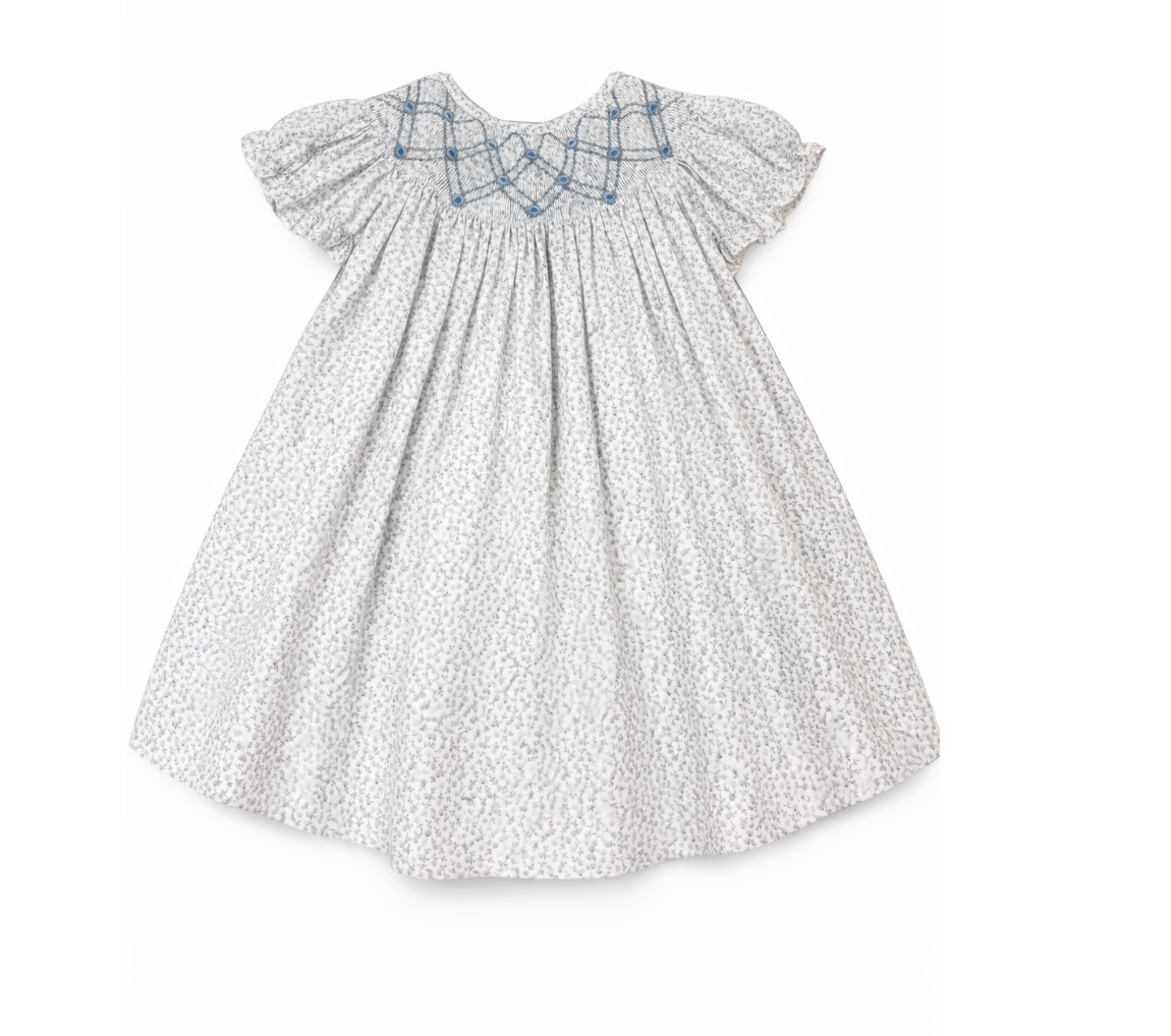 Christinas Hand Smocked Bishop Dress