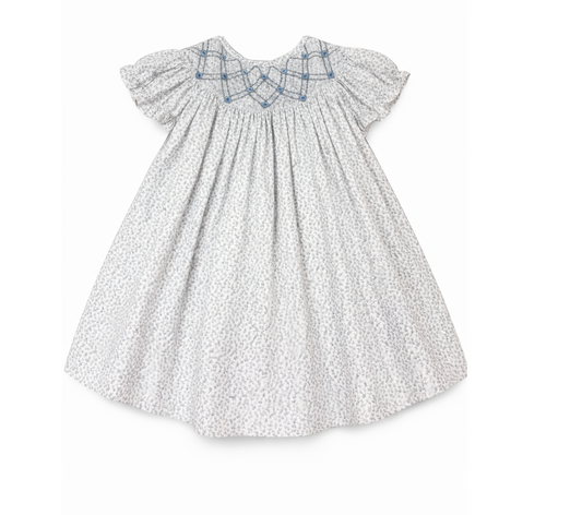 Christinas Hand Smocked Bishop Dress