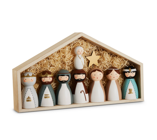 9 Piece Nativity Scene