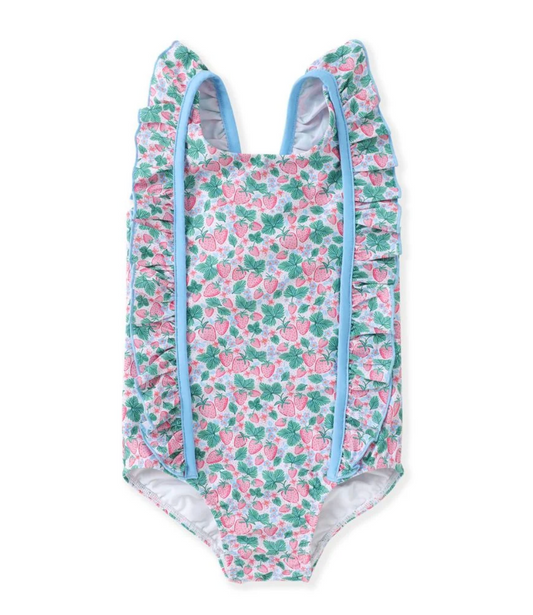Strawberry Ruffle Swimsuit