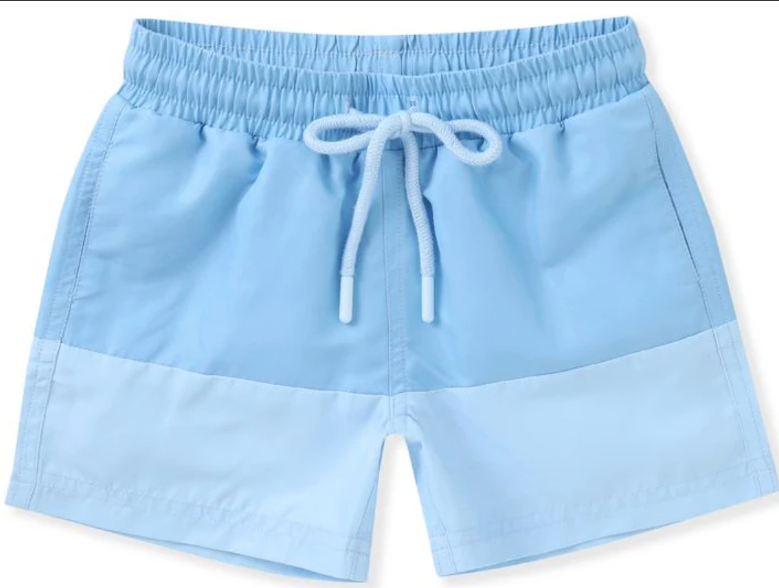 Color Block Swim Trunks