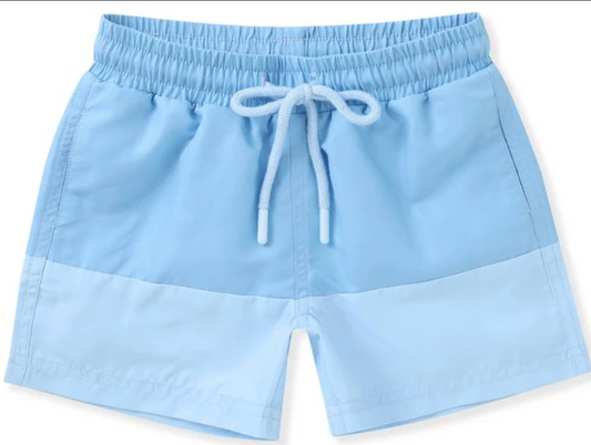 Color Block Swim Trunks