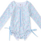 Floral Rash Guard Zip Swimmy