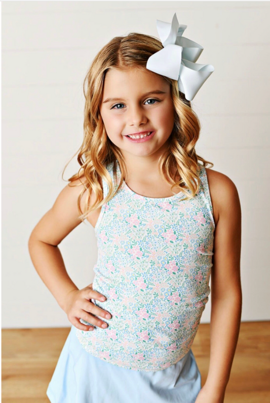 Ditsy Bloom Tennis Tank