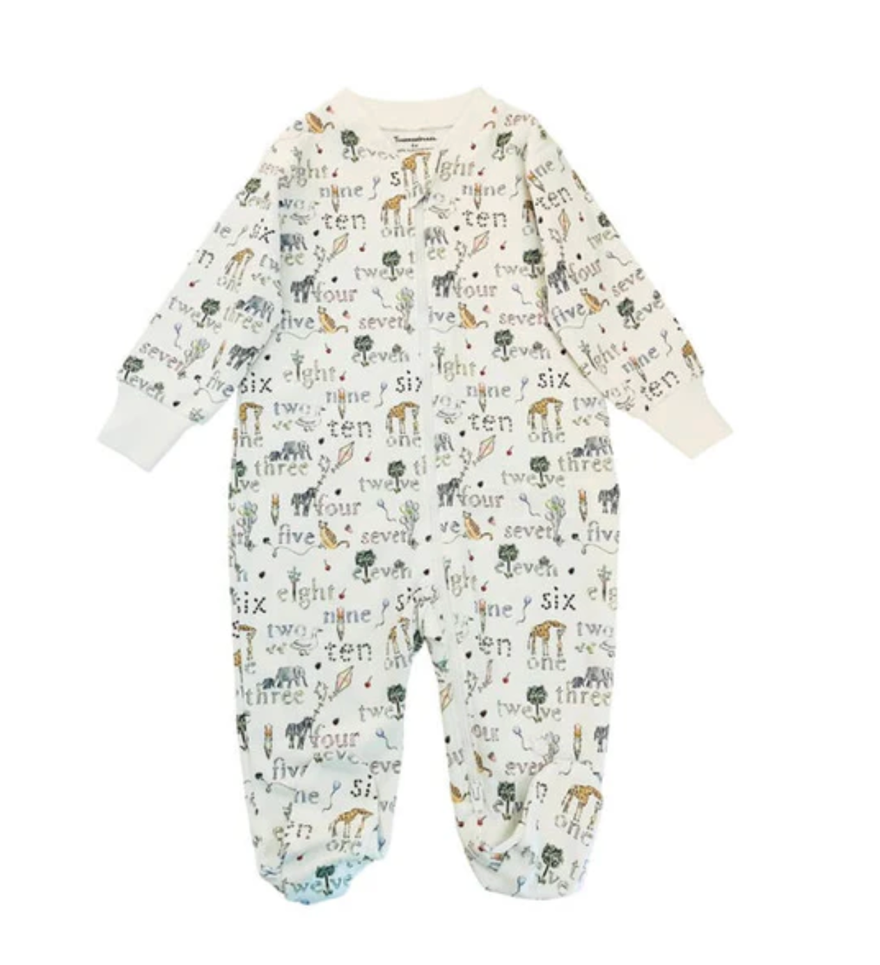 Abc Embroidered Footie