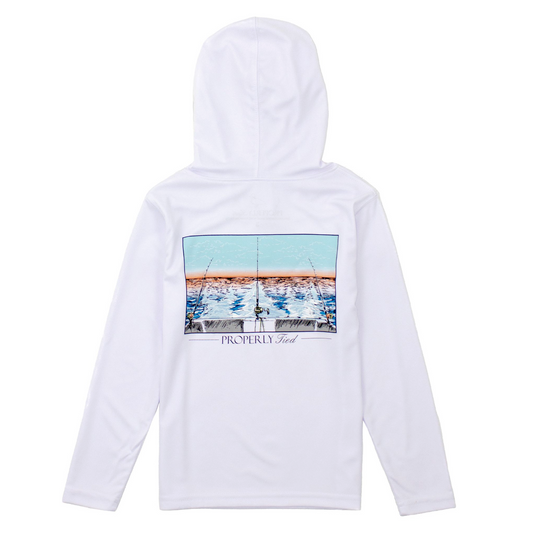 Shade Performance Hoodie, Castaway White