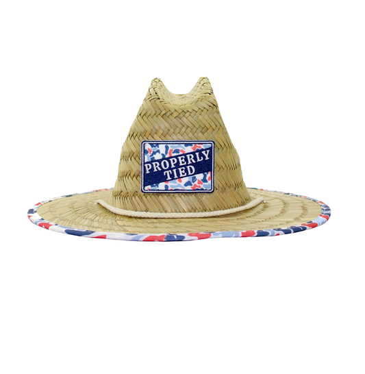 Americano Straw Hat Flag
